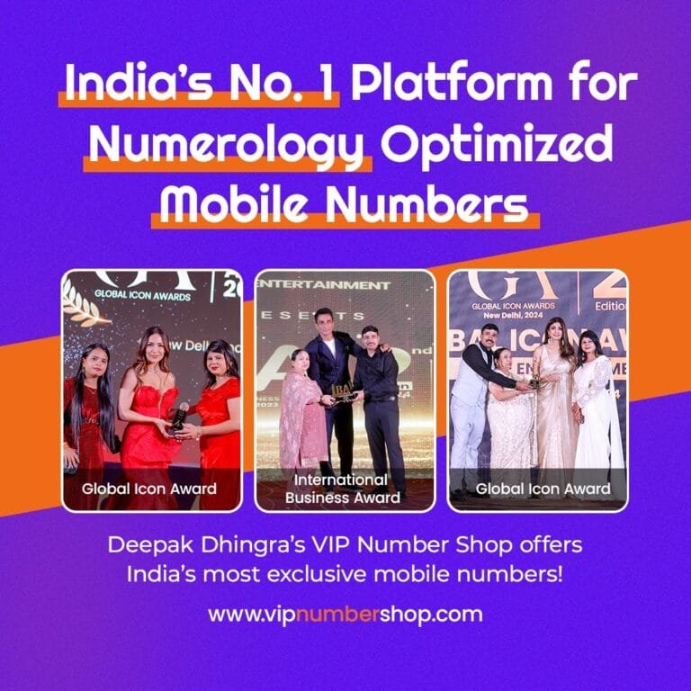 VIP Number Shop Launches Exclusive Numerology-Based Mobile Number Selection