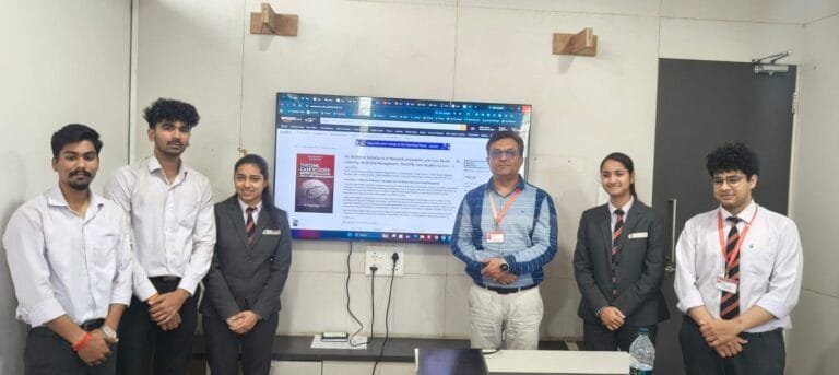 Global Recognition for Sandip University’s School of Commerce and Management Studies for AI Case Study Research Work Published as a Chapter with The Standard School of Machine Learning (TheSSML)