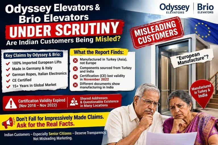 Odyssey Elevators Faces Questions Over European Origin and Certification Claims
